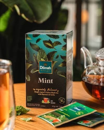 Dilmah Dilmah Natural Mint Flavoured Ceylon Tea Bags | Premium Refreshing Herbal Black Tea daily essentials & lifestyle — image 1 of 6