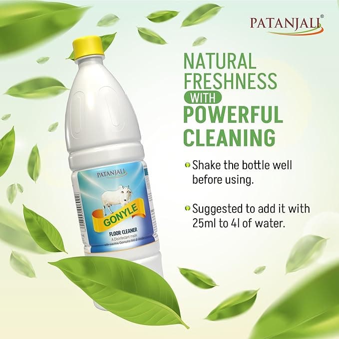 Patanjali Patanjali Gonyle Floor Cleaner 1L for Hygienic & Fresh Floors daily essentials & lifestyle — thumbnail 4 of 5