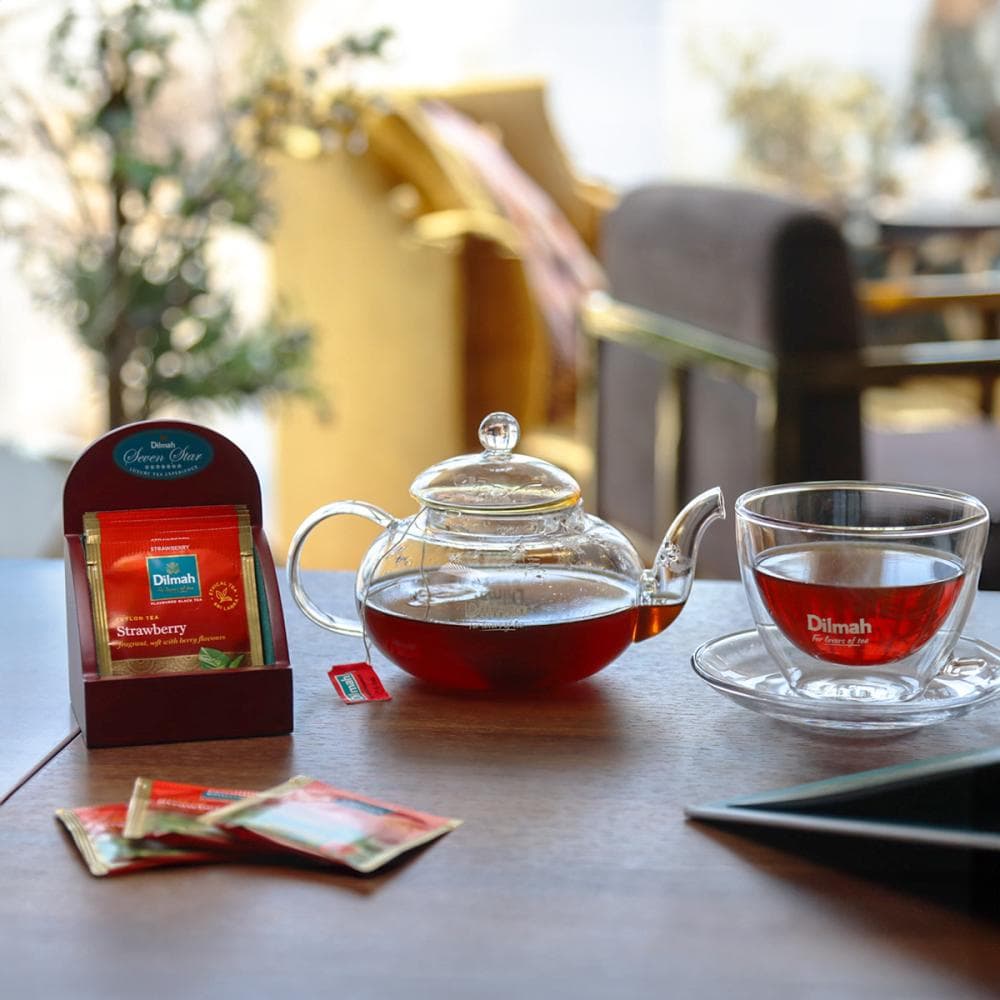 Dilmah Premium Green Tea with Strawberry | 20 Tea Bags | Refreshing Flavored Green Tea daily essentials & lifestyle — thumbnail 2 of 6