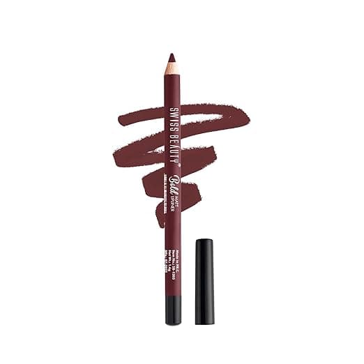 Swiss Beauty Swiss Beauty Bold Matte Lipliner Pack of 12 Pcs | Long-Lasting Waterproof Lip Pencil Set daily essentials &… — thumbnail 3 of 6
