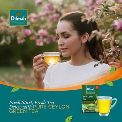 Dilmah DILMAH Pure Green Tea Ceylon Product 20 Tea Bags daily essentials & lifestyle — image 1 of 7
