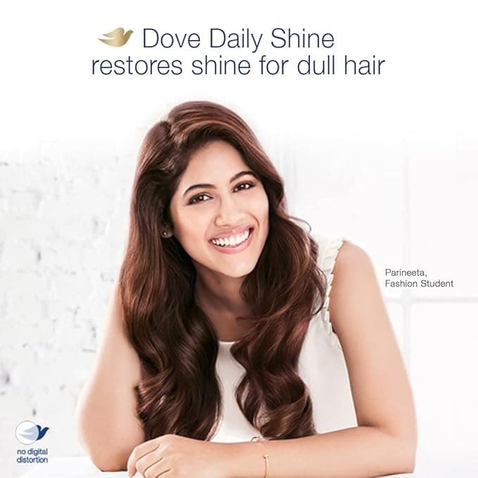 No Brand Dove Daily Shine Shampoo 625 ml – Smooth & Silky Hair Care for Daily Use daily essentials & lifestyle — thumbnail 2 of 3