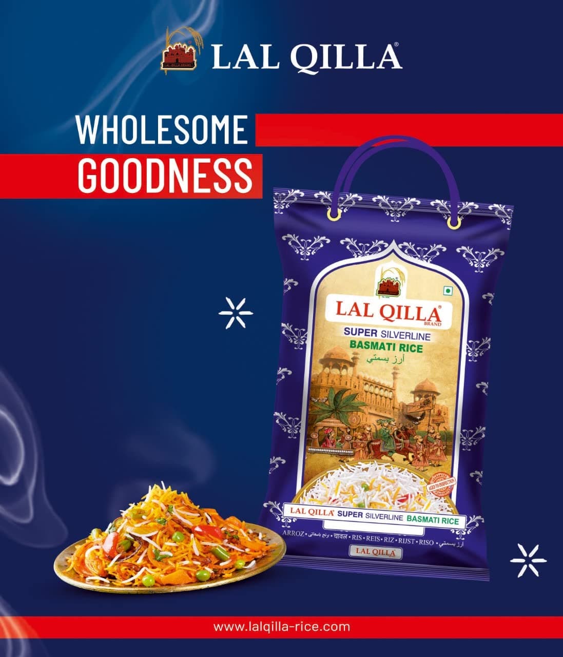 Lal Qilla LQ Silver Line Basmati Rice 5 Kg – Premium Long Grain Rice daily essentials & lifestyle — thumbnail 3 of 5