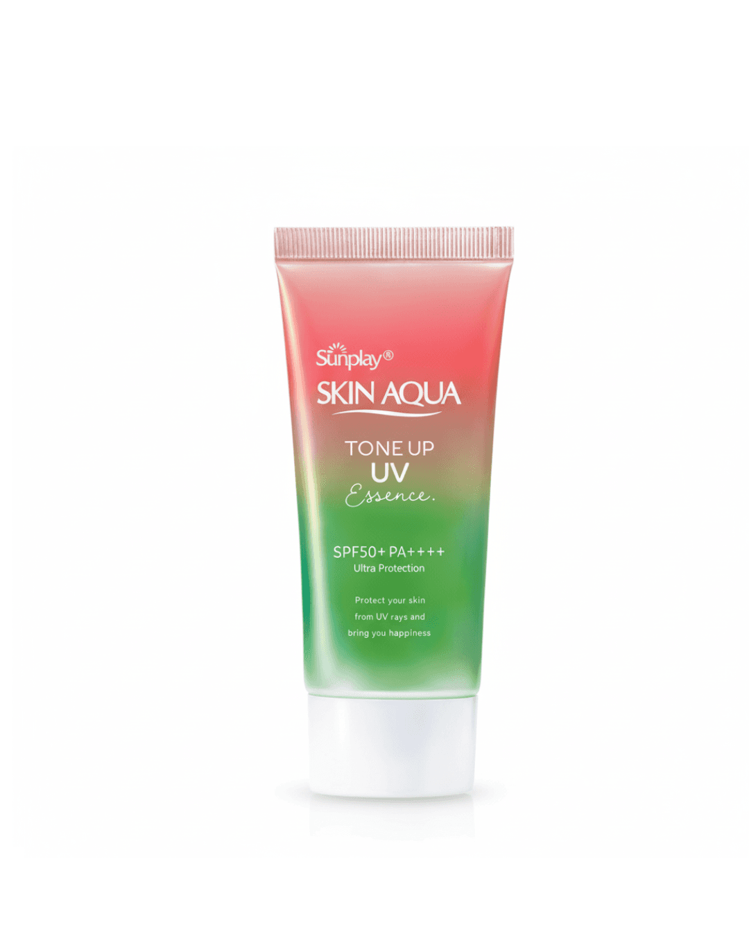 Sunplay Skin Aqua Tone Up UV Essence Happiness Aura SPF 50+ PA++++ – Brightening Tone-Up Sunscreen