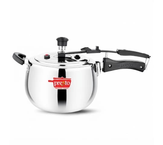 Presto Stainless Steel Induction Base Contura Pressure Cooker 5 Litre