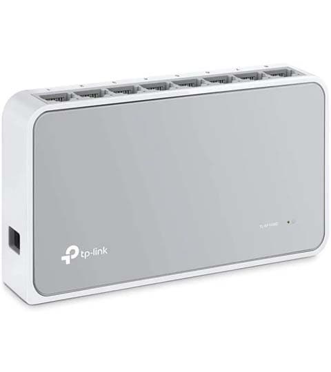 TIP-LINK TP-Link 8 Port 10/100Mbps Fast Ethernet Switch Desktop Ethernet Splitter Ethernet Hub Plug and Play Unmanaged… — thumbnail 2 of 2