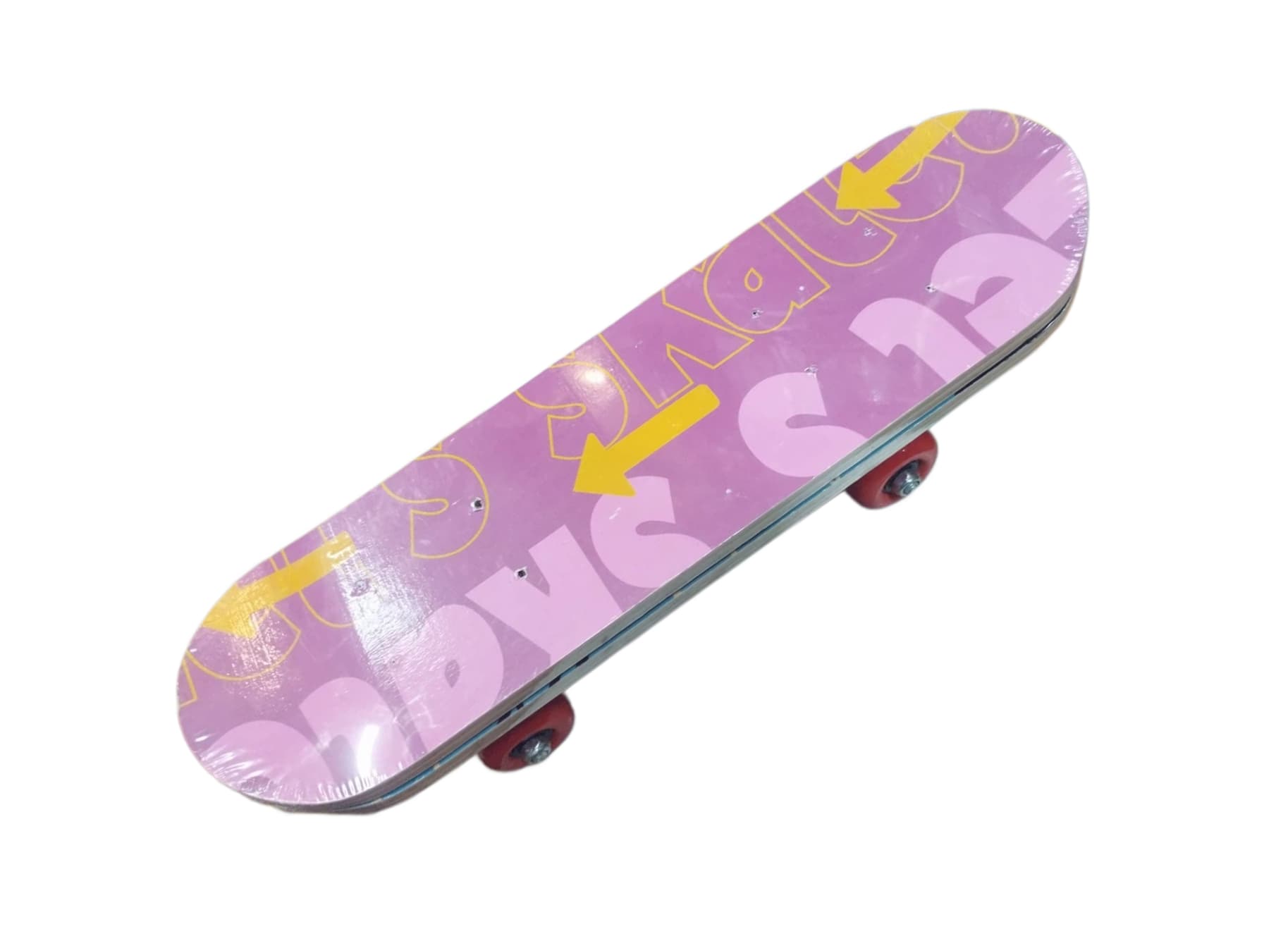 Small Pink Skateboard for Kids | Mini Cruiser Skateboard with Smooth Wheels stationary, toys & sports — image 1 of 2