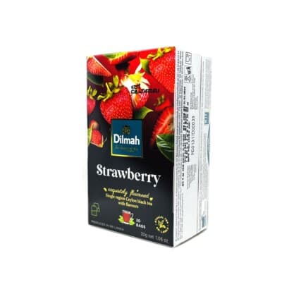 Dilmah Premium Green Tea with Strawberry | 20 Tea Bags | Refreshing Flavored Green Tea daily essentials & lifestyle — thumbnail 5 of 6