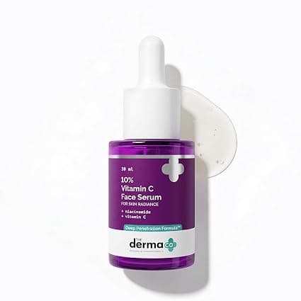 The Derma Co 10% Advanced Vitamin C Face Serum with 5% Niacinamide 30ml | Dark Spot & Pigmentation Serum