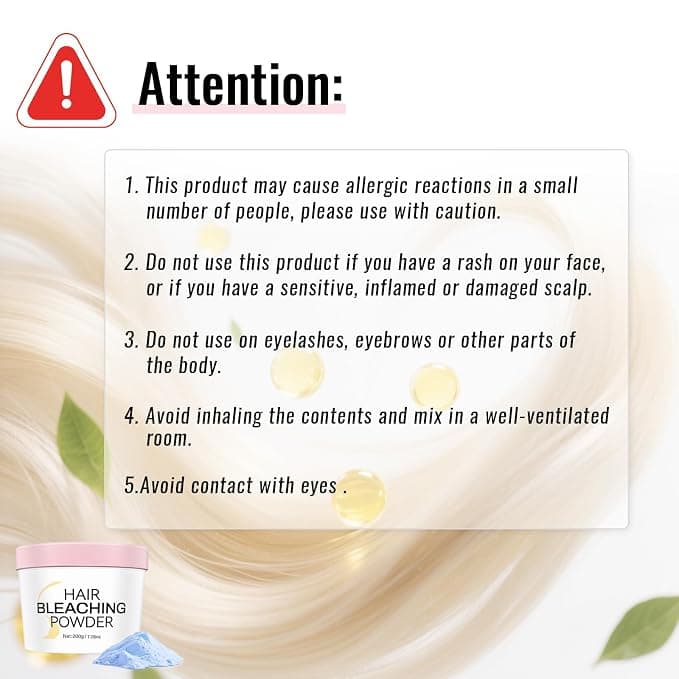 HILARY RHODA Professional Hair Bleaching Powder 200g – Fast Lift Hair Lightener for Salon & Home Use daily essentials &… — thumbnail 5 of 6
