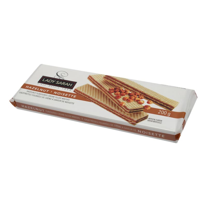 Lady Sarah Lady Sarah Cream Filled Hazelnut Wafer 200g – Crispy Hazelnut Wafer Biscuits daily essentials & lifestyle — image 1 of 6