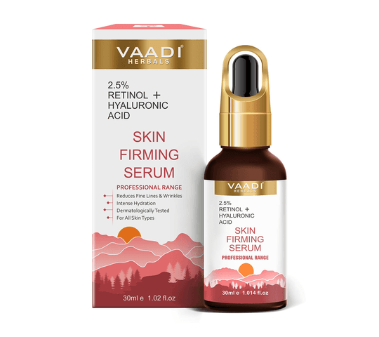 Vaadi Organics - Skin Firming Serum With 2.5% Retinol & Hyaluronic Acid (30 ml) - VH0692
