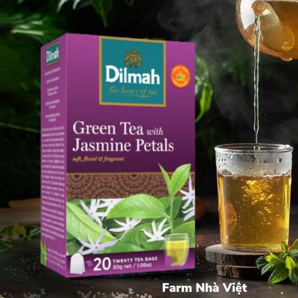 Dilmah Dilmah Jasmine Green Tea | Premium Ceylon Green Tea with Jasmine Aroma daily essentials & lifestyle — thumbnail 3 of 10