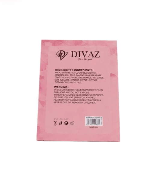 Divaz Divaz Blusher & Highlighter Palette | Long-Lasting Pigmented Face Makeup Palette daily essentials & lifestyle — thumbnail 2 of 2
