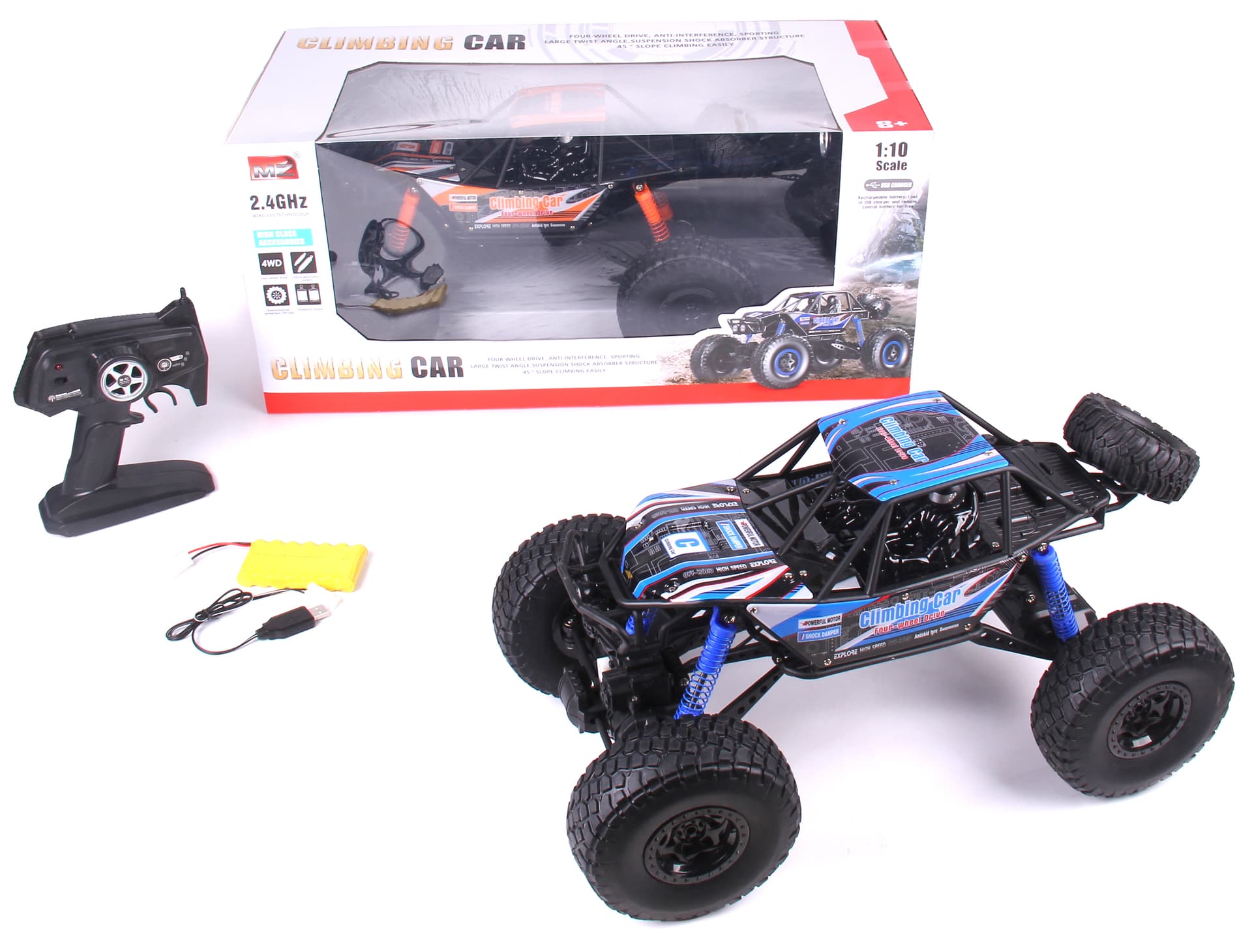 HappyHours 1:10 RC Climbing Car 2 Color Battery Included
