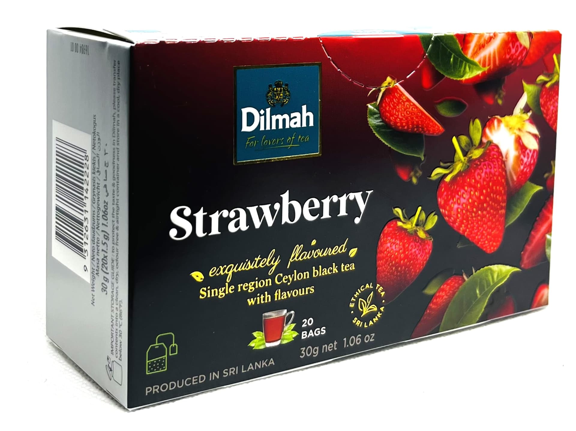 Dilmah Premium Green Tea with Strawberry | 20 Tea Bags | Refreshing Flavored Green Tea daily essentials & lifestyle — thumbnail 4 of 6