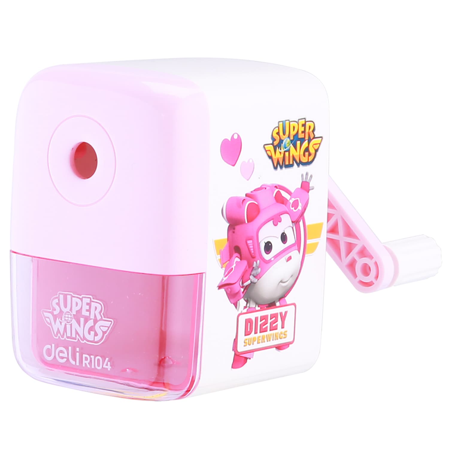 Deli Deli ER10409 Rotary Pencil Sharpener per pcs– Manual Hand Crank Sharpener for School & Office stationary, toys & sports — thumbnail 2 of 4