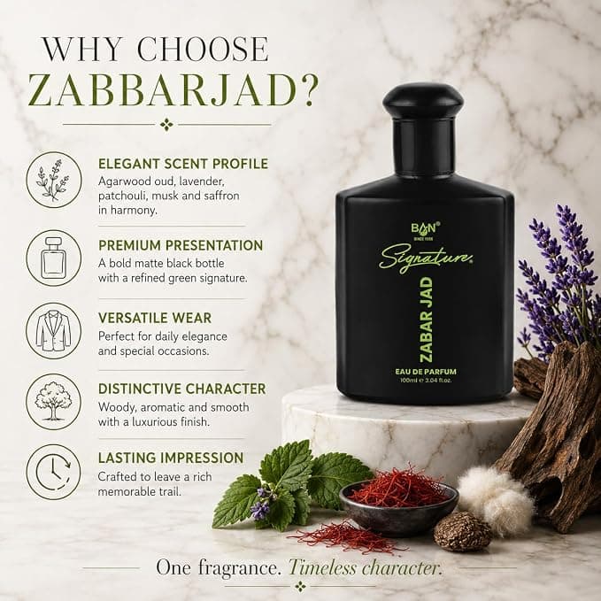 Signature SIGNATURE ZABAR JAD Eau De Parfum 100ml | Luxury Oud Perfume for Men & Women daily essentials & lifestyle — thumbnail 4 of 6