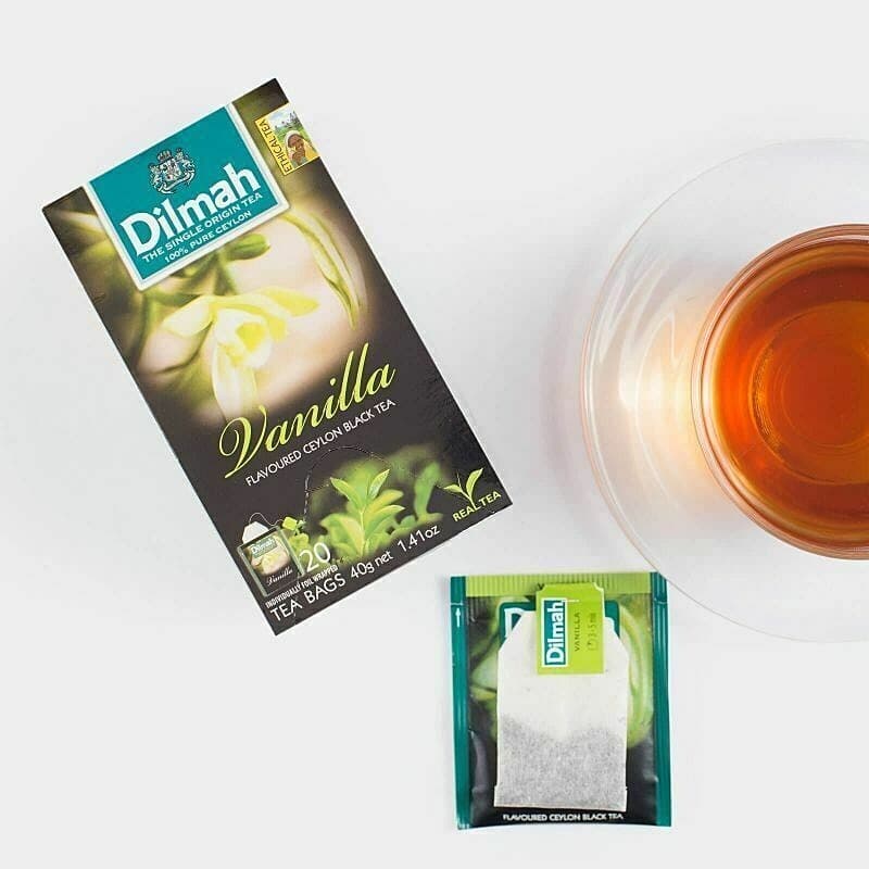 Dilmah Tea – Vanilla Flavoured – 20 Tea Bags | Premium Ceylon Black Tea daily essentials & lifestyle — thumbnail 2 of 7