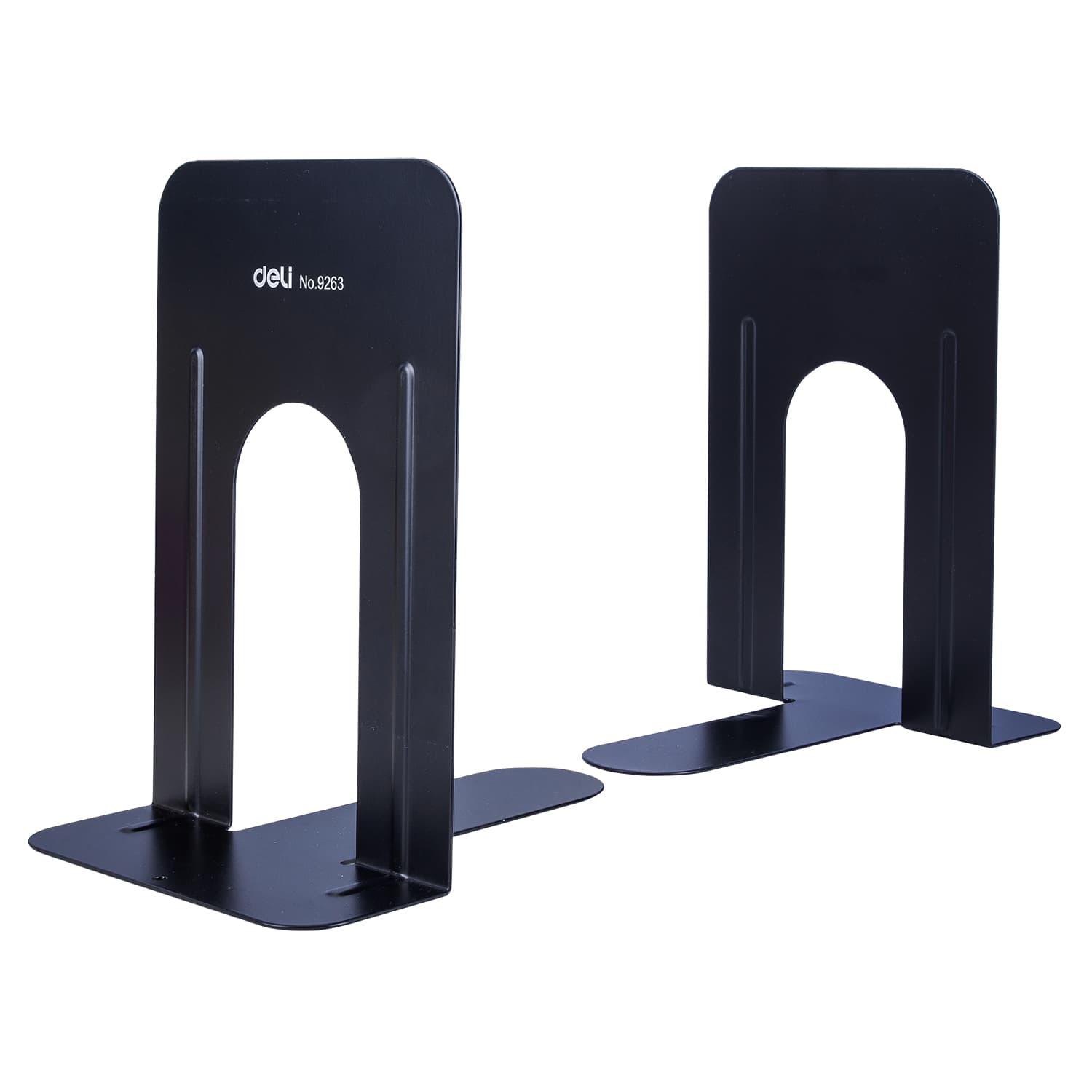 Deli Deli E9263 Metal Book End 9 Inch Heavy Duty Book Holder (Pair) stationary, toys & sports — thumbnail 2 of 3