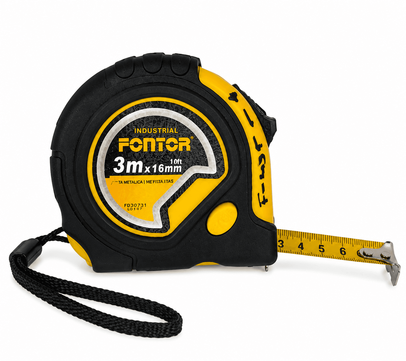 Fontor INCHTAPE 3M HMT023016 – Durable 3 Meter Measuring Tape for Accurate Measurements