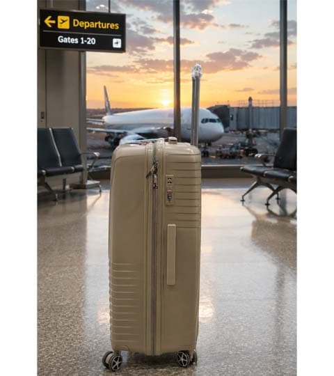 Holiday Holiday Beige 28 Inch Large Check-in Suitcase daily essentials & lifestyle