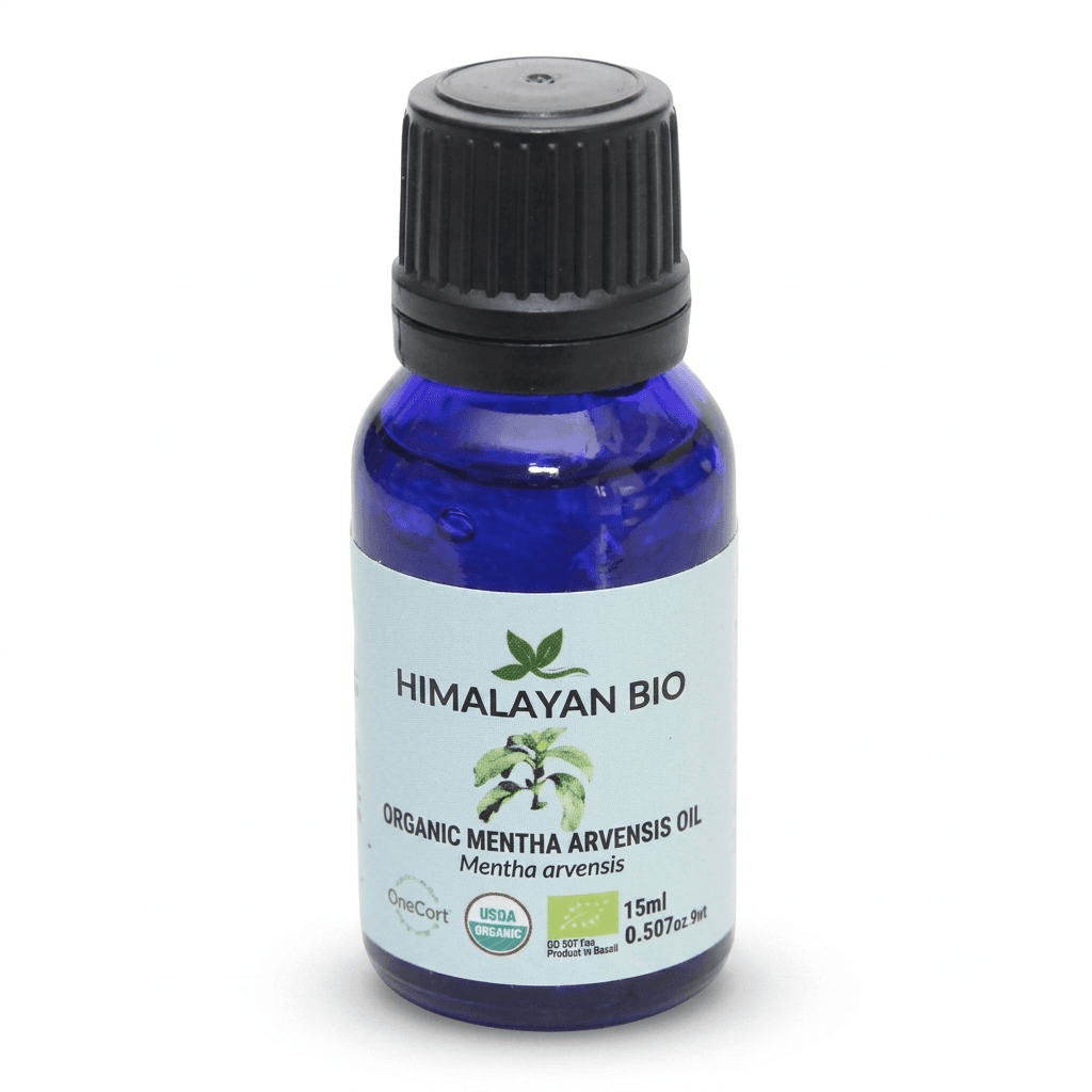 Himalayan Bio Mentha Arvensis Oil 10ml – Natural Essential Oil