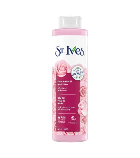 St. Ives Rose Water & Aloe Vera Hydrating Body Wash 650ml