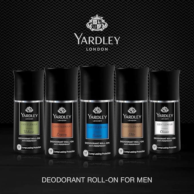 No Brand Yardley London Gentlemen Elite Roll-On Deodorant 25ML for Men - Long Lasting Freshness & Odor Protection daily… — image 1 of 3