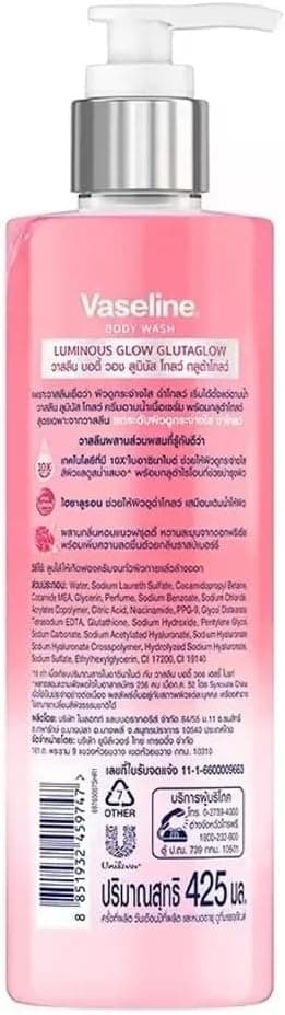 No Brand Vaseline Luminous Glow Body Wash – Radiant & Nourishing Skin Cleanser 425ml daily essentials & lifestyle — thumbnail 5 of 5