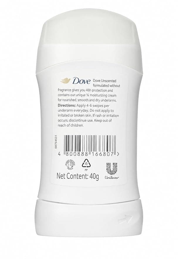 No Brand Dove Unscented Moisturising Cream 40gm – Deep Hydration for Soft & Smooth Skin daily essentials & lifestyle — thumbnail 2 of 2