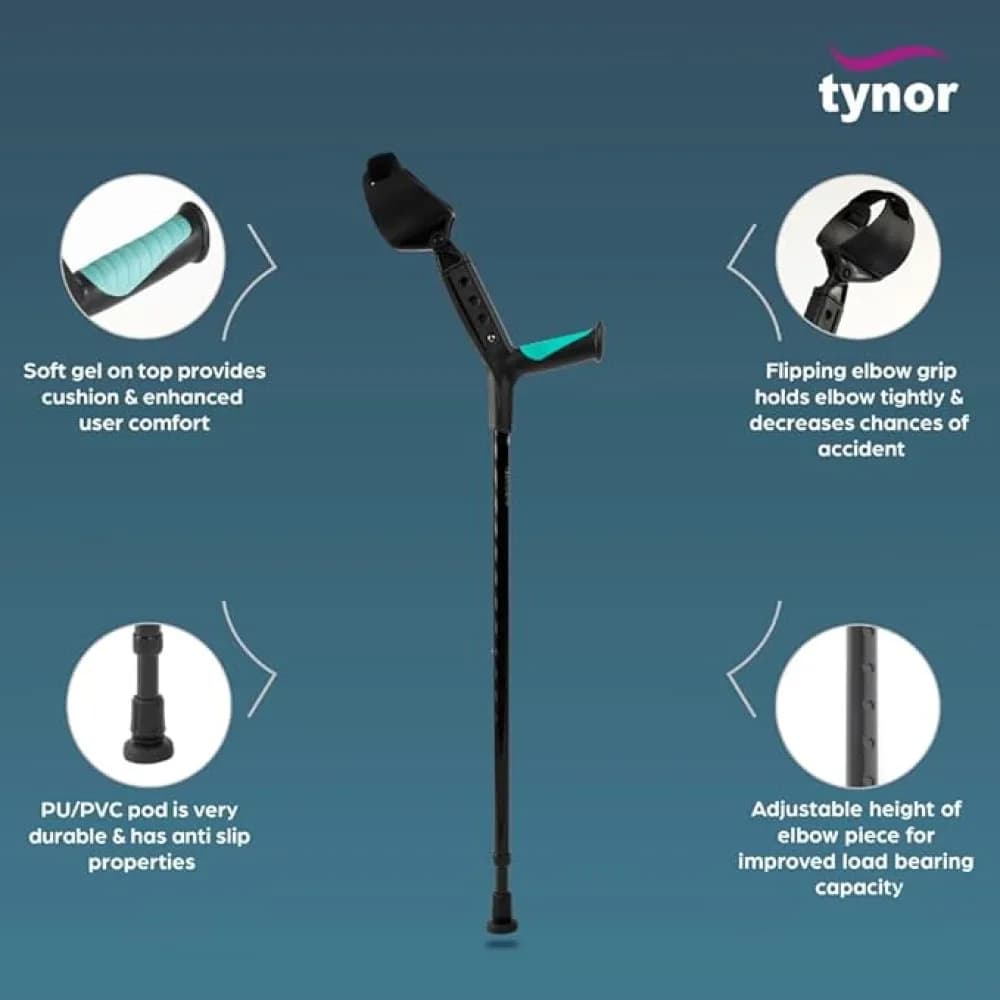 Tynor Buy Tynor Adjustable Elbow Crutch Online in Nepal | Walking Support Aid pharmacy, fitness & surgical