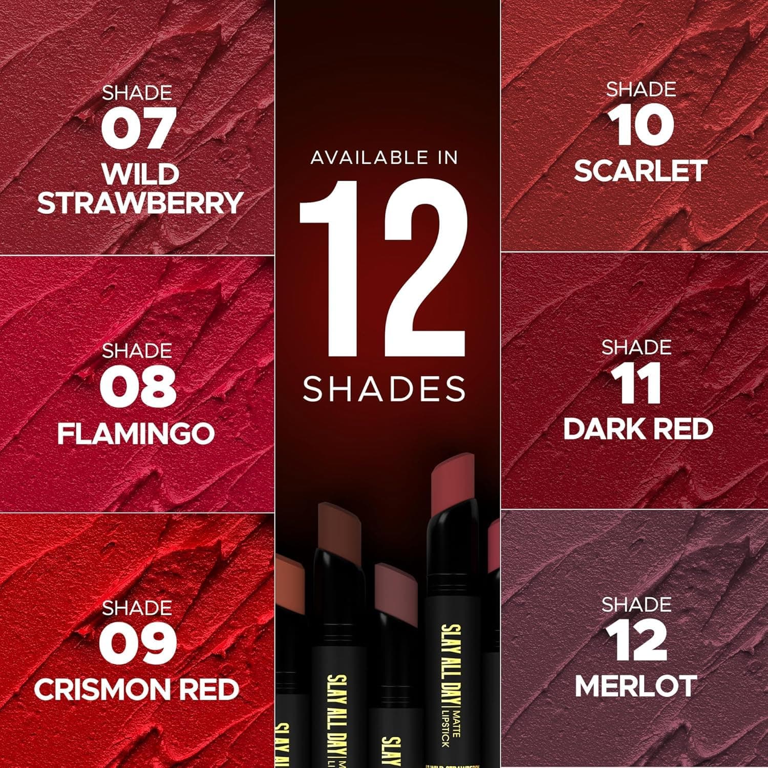 HILARY RHODA Hilary Rhoda PREMIUM Slay All Day Matte Lipstick | Long-Lasting Waterproof Lip Color daily essentials &… — thumbnail 2 of 8