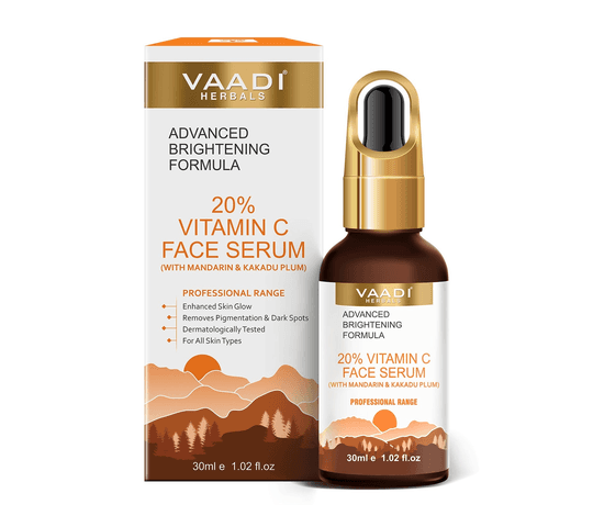 Vaadi Organics - 20% Vitamin C Face Serum With Advanced Brightening Formula (30 ml) - VH0696