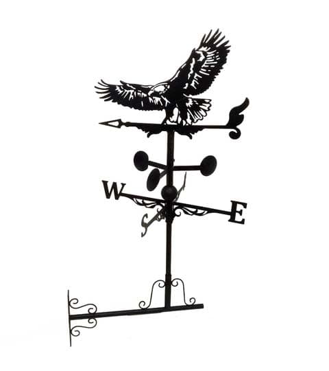 Senwell Senwell 2 in 1 Rooster & Eagle Weather Vane W-G180345 home decor