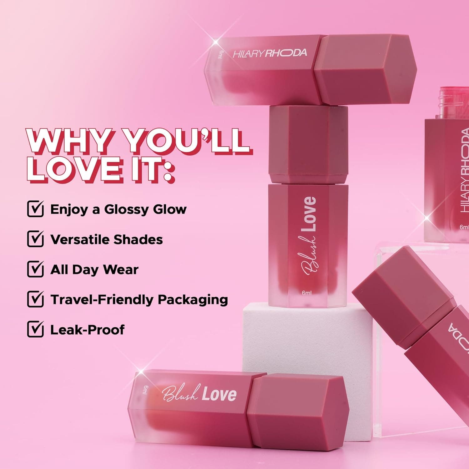 HILARY RHODA Hilary Rhoda Blush Love Liquid Blush For Women | Long-Lasting Natural Glow daily essentials & lifestyle — thumbnail 3 of 7