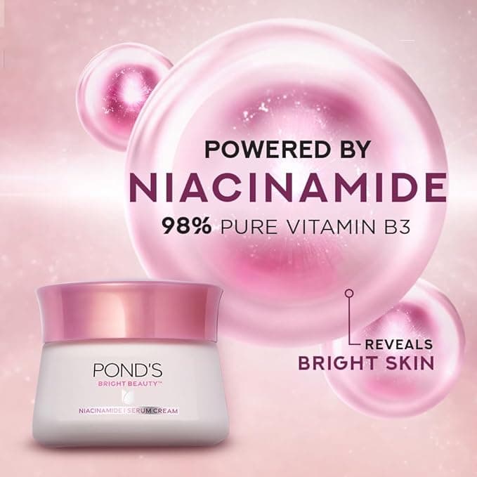Ponds POND’S Bright Beauty SPF 15 PA++ Serum Cream 50g – Skin Brightening Daily Moisturizer with Sun Protection daily… — thumbnail 3 of 5