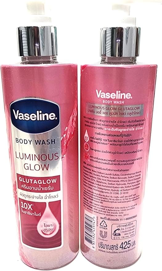 No Brand Vaseline Luminous Glow Body Wash – Radiant & Nourishing Skin Cleanser 425ml daily essentials & lifestyle — thumbnail 3 of 5