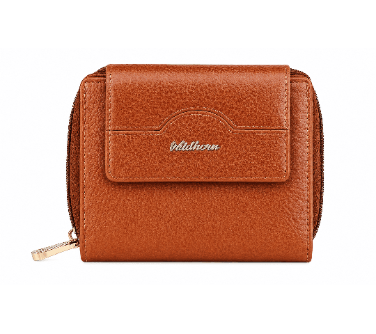 WildHorn WildHorn Nepal RFID Protected Genuine Leather Tan Wallet for Women – Premium Ladies Wallet with RFID Blocking |…