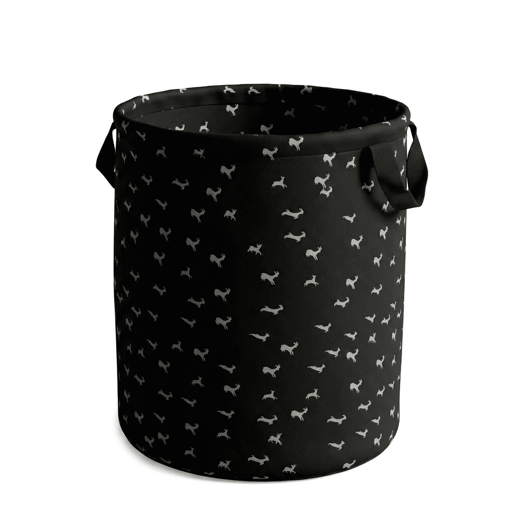 Durable Polycotton Foldable Laundry Bags (45L) – Waterproof & Washable