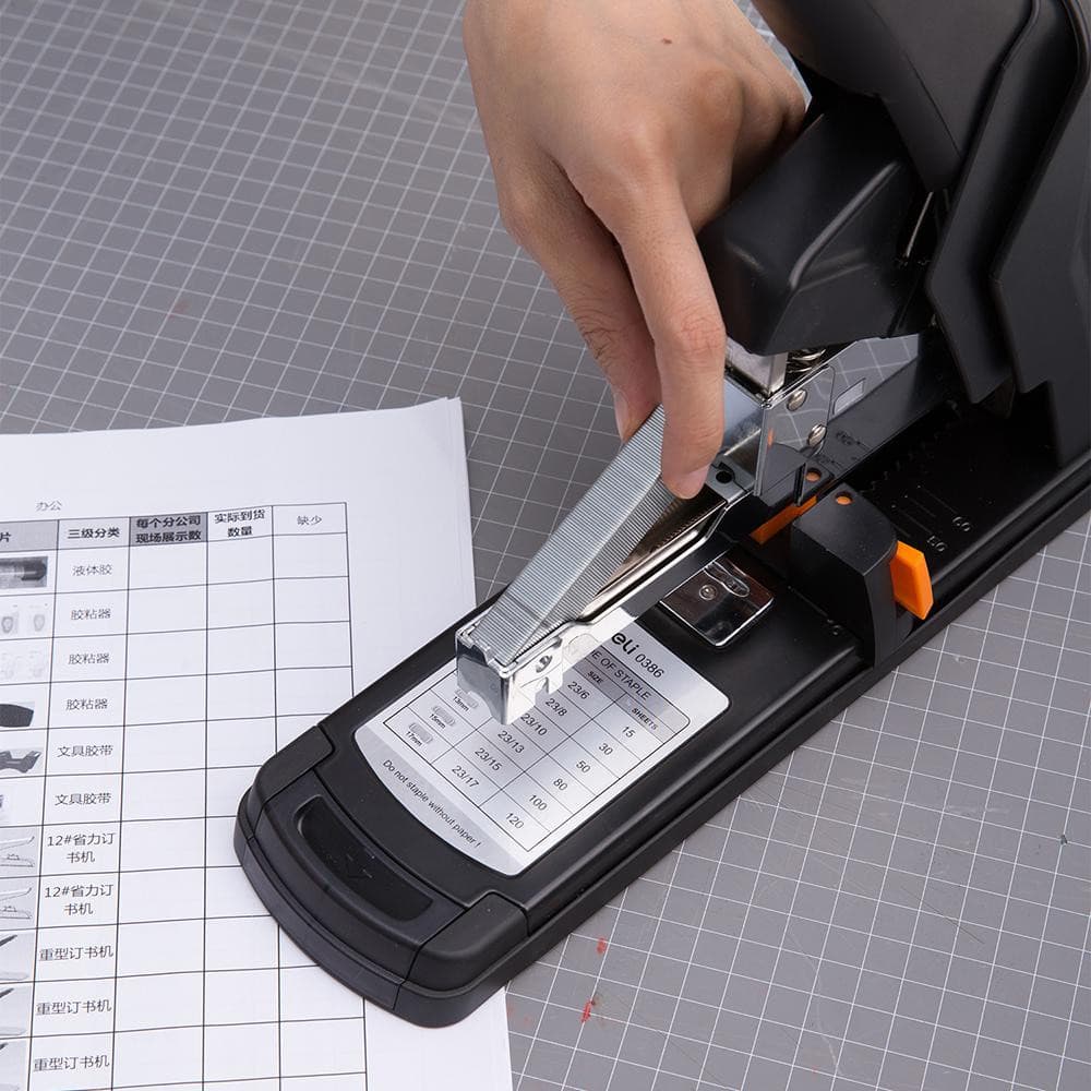 Deli Deli E0013 23/13 Heavy Duty Stapler Pins (1000 Staples/Box) – Silver stationary, toys & sports — thumbnail 2 of 2