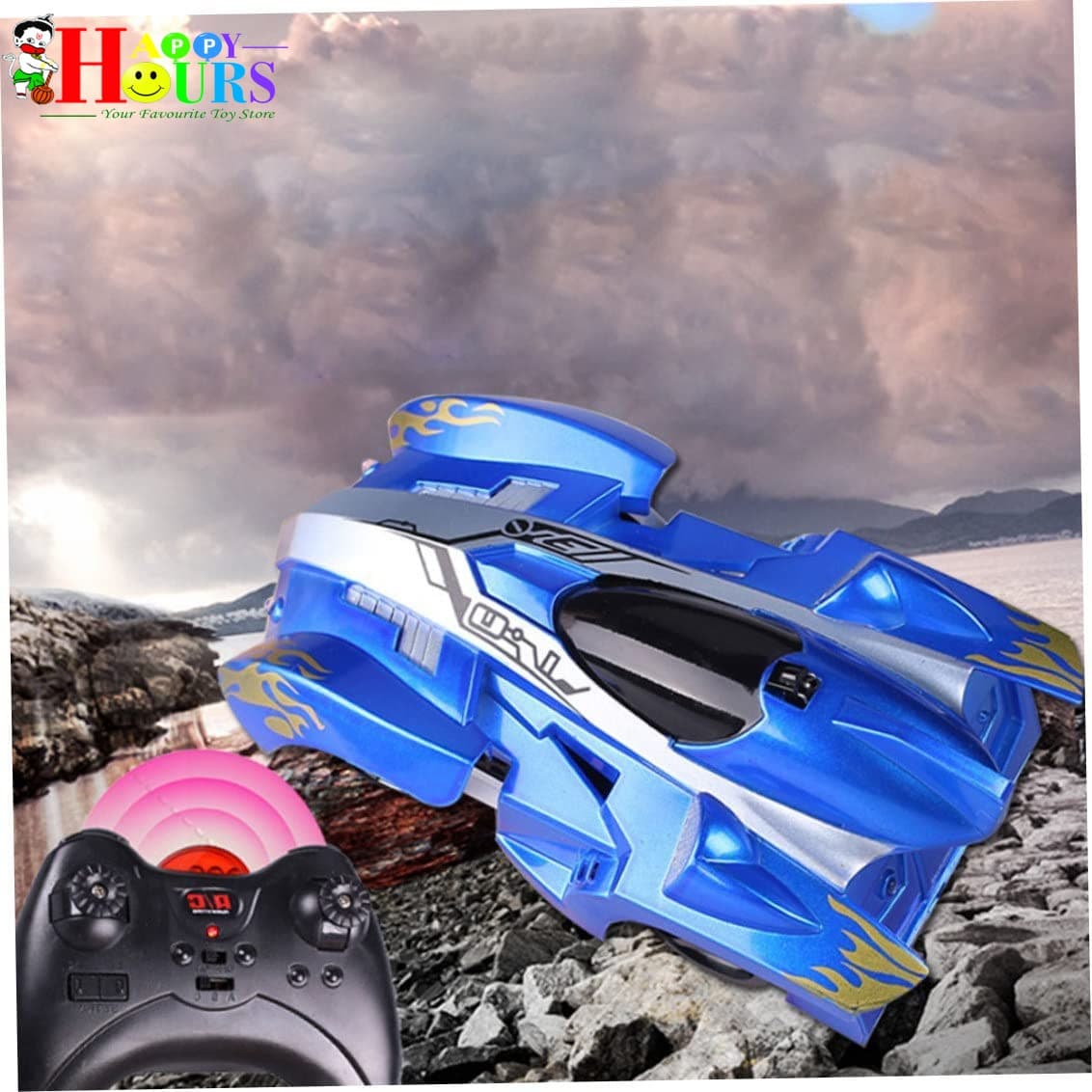 Happy Hours HappyHours RC Wall Climbing Car Remote Control Stunt Toy stationary, toys & sports — thumbnail 2 of 2