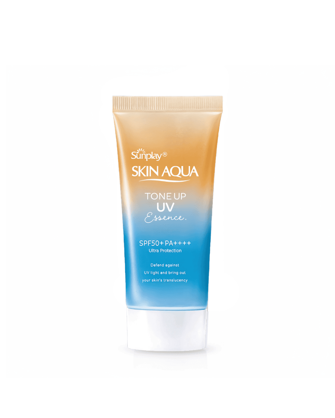 Sunplay Skin Aqua Tone Up UV Essence Latte Beige SPF 50+ PA++++ – Tone-Up Sunscreen for Natural Radiance