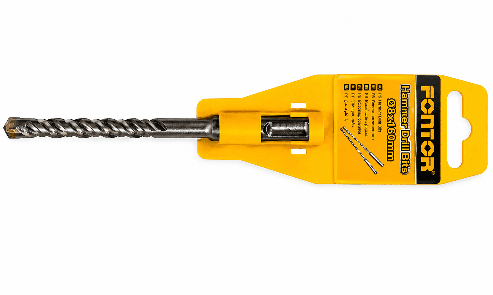 Fontor Hammer Drill Bit 8×160mm AKDB16008 SDS Plus Masonry Concrete Drill Bit
