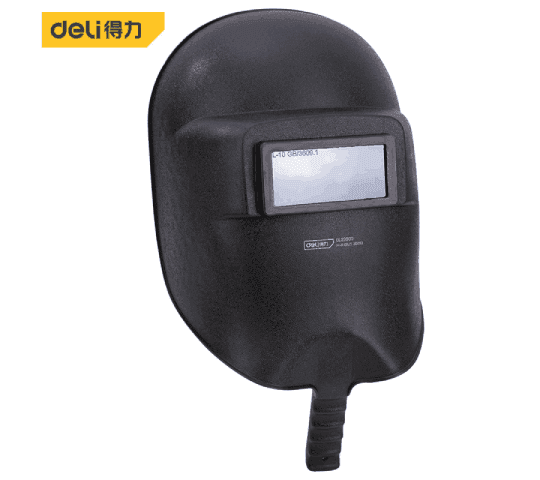 Deli EDL23900 Hand Held Welding Shield 320x220x140mm Safety Face Protection Shield