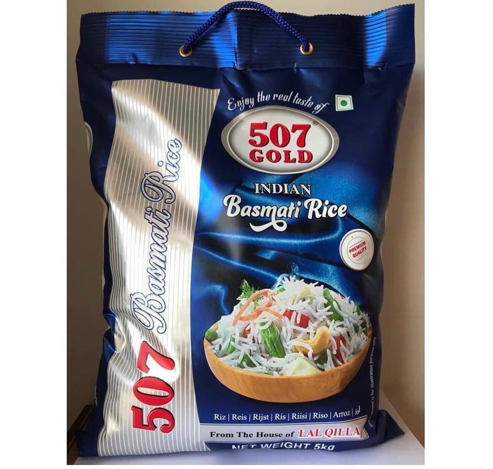 Lal Qilla Lal Qilla 507 Gold Basmati Rice 5KG | Premium Long Grain Aromatic Rice daily essentials & lifestyle — image 1 of 4