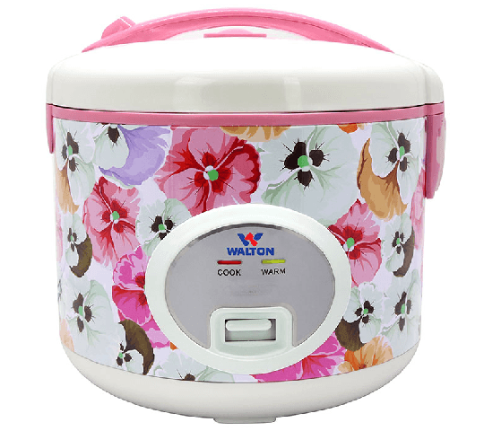 Walton WRC-MS180 1.8L Electric Rice Cooker with Nonstick Pot & Auto Keep Warm