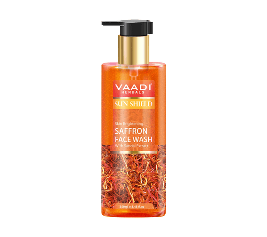 Vaadi Organics - Skin Whitening Saffron Face Wash With Sandal Extract (250 ml) - VH0620