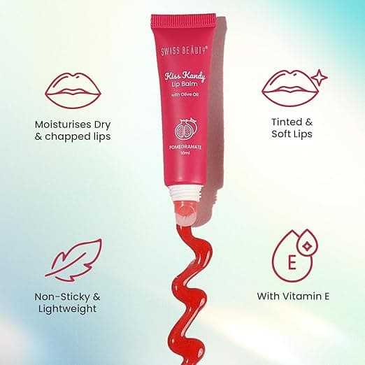 Swiss Beauty Swiss Beauty Kiss Kandy Tinted Lip Balm | Hydrating & Nourishing Lip Care daily essentials & lifestyle — thumbnail 5 of 6