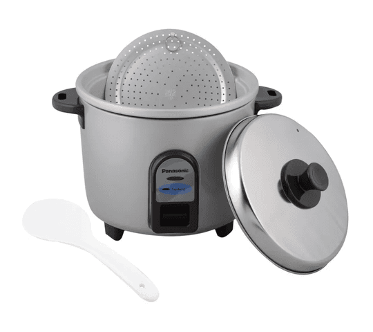 Panasonic - Panasonic SR-WA10 (GE9) Silver 1.0 Litre Jar Rice Cooker - Big Digital